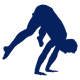male gymnast on floor