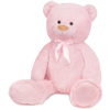 pink teddy bear sitting
